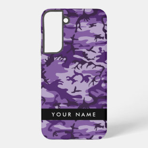 Coque Samsung Galaxy Camouflage Violet Personnalisez Votre Nom