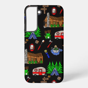 Coque Samsung Galaxy Camping personnalisé Thème Happy Camper