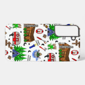 Coque Samsung Galaxy Camping personnalisé Thème Happy Camper (Verso Horizontal)