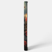 Coque Samsung Galaxy CANDLEABRA GOTHIQUE éffrayant À ROSES ROUGES (Côté gauche)