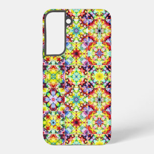 Coque Samsung Galaxy Carreaux Méditerranéens, Carreaux à Encre Alcooliq