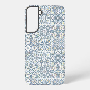 Coque Samsung Galaxy Carreaux Méditerranéens, Marocains, Majolique, Azu