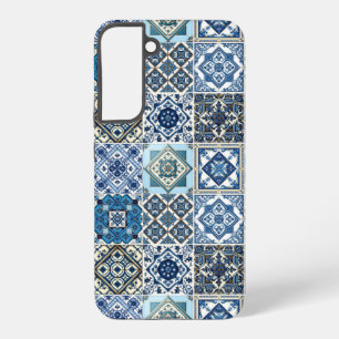 Coque Samsung Galaxy Carreaux Méditerranéens, Portugais, Azulejo, Majol
