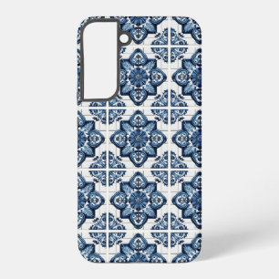 Coque Samsung Galaxy Carreaux Méditerranéens, Portugais, Azulejo, Majol