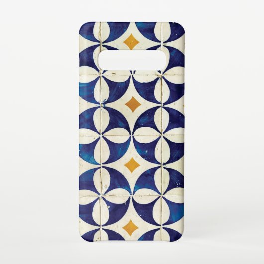 Coque Samsung Galaxy Carreaux portugais - Azulejo Motif Design (Dos)