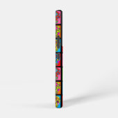 Coque Samsung Galaxy Carrés crâne sucre (Côté droit)