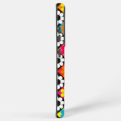 Coque Samsung Galaxy Carrés Pop Flower Power (Côté droit)
