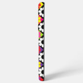 Coque Samsung Galaxy Carrés Pop Flower Power (Côté gauche)