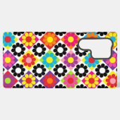 Coque Samsung Galaxy Carrés Pop Flower Power (Verso Horizontal)