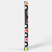 Coque Samsung Galaxy Carrés Pop Flower Power (Côté droit)