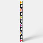 Coque Samsung Galaxy Carrés Pop Flower Power (Côté gauche)