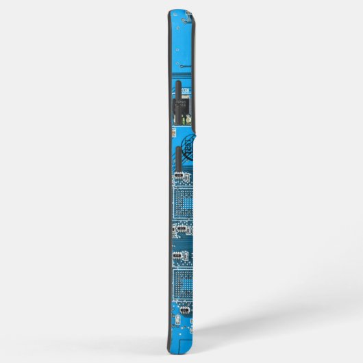 Coque Samsung Galaxy Carte circuit bleu circuit imprimé à circuit impri (Côté droit)