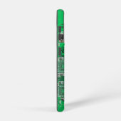 Coque Samsung Galaxy Carte circuit imprimé circuit vert PCB (Côté droit)