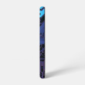 Coque Samsung Galaxy Carte de circuit électronique bleu PCB personnalis (Côté gauche)