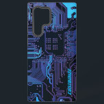 Coque Samsung Galaxy Carte de circuit électronique bleu PCB personnalis<br><div class="desc">Cadeaux de circuits imprimés personnalisés pour les geeks ou cadeaux pour les nerds. En voici un pour l'Ordinateur Nerd ou Geek en chacun de nous. Geek Sortez votre Nerd avec cette carte de circuit électronique PCB personnalisée. Il s'agit d'une image de fond d'une carte de circuit imprimé ou d'une carte...</div>