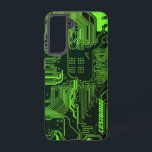 Coque Samsung Galaxy Carte de circuit électronique écologique à circuit<br><div class="desc">Cadeaux de circuits imprimés personnalisés pour les geeks ou cadeaux pour les nerds. En voici un pour l'Ordinateur Nerd ou Geek en chacun de nous. Geek Sortez votre Nerd avec cette carte de circuit électronique PCB personnalisée. Il s'agit d'une image de fond d'une carte de circuit imprimé ou d'une carte...</div>