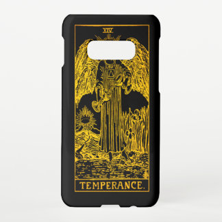 Coque Samsung Galaxy S10E Carte de Tarot de Tempérance | Or et noir |