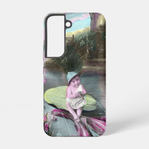 Coque Samsung Galaxy Carte postale vintage French April Fool