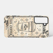 Coque Samsung Galaxy Carte Tarot Café (Verso Horizontal)