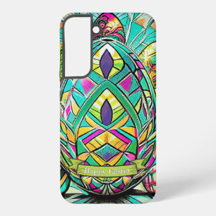 Coque Samsung Galaxy Carton couleur Motif de Pâques avec Oeufs de Pâque