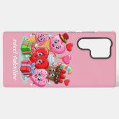 Coque Samsung Galaxy Cartoon Heart & Sweet amis valentine's day (Verso Horizontal)