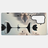 Coque Samsung Galaxy Cas de téléphone Tulipe noire (Verso Horizontal)