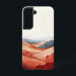 Coque Samsung Galaxy Cas téléphonique de Crimson Ridge Horizon<br><div class="desc">Les collines ondulantes forment un horizon à couches vives dans cette conception audacieuse et spectaculaire de boîtier téléphonique inspirée de la nature.</div>