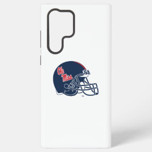 Coque Samsung Galaxy Casque Ole Miss Football bleu foncé