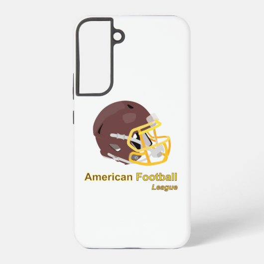 Coque Samsung Galaxy Casque utilisé dans le football américain (Verso)