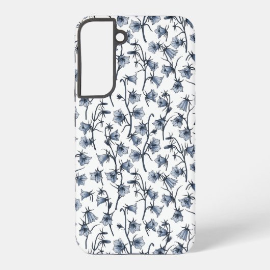 Coque Samsung Galaxy Cellules bleues, Cloches, Bellflowers (Verso)