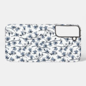 Coque Samsung Galaxy Cellules bleues, Cloches, Bellflowers (Verso Horizontal)