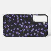 Coque Samsung Galaxy Cellules bleues de minuit, cloches, Bellflowers (Verso Horizontal)