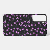Coque Samsung Galaxy Cellules bleues de minuit, cloches, Bellflowers 2 (Verso Horizontal)