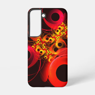 Coque Samsung Galaxy Cercles Colorés Motif d'Art Abstrait Moderne #08