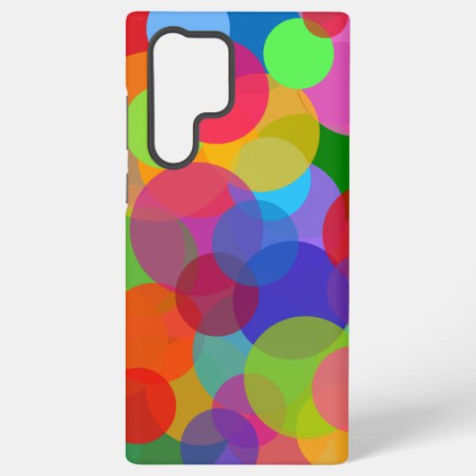 Coque Samsung Galaxy Cercles et points (Verso)