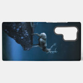 Coque Samsung Galaxy cerf au clair de lune (Verso Horizontal)