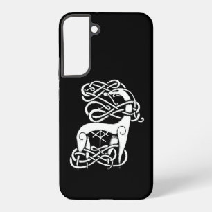 Coque Samsung Galaxy Cerf noir celtique/nordique