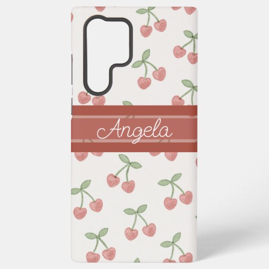 Coque Samsung Galaxy Cerises amoureuses (Verso)