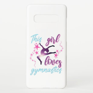 Coque Samsung Galaxy S10+ Cette Fille Aime La Gymnastique Étoiles Leap