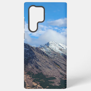 Coque Samsung Galaxy Chaîne de montagnes sauvages avec pics enneigés