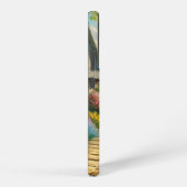 Coque Samsung Galaxy Chalet de printemps/jardin & chat (Côté droit)