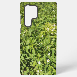 Coque Samsung Galaxy Champ fleuri vert luxuriant