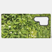 Coque Samsung Galaxy Champ fleuri vert luxuriant (Verso Horizontal)