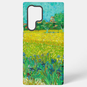 Coque Samsung Galaxy Champ Van Gogh avec Irises près d'Arles