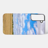 Coque Samsung Galaxy Champs de blé moissonnés (Verso Horizontal)