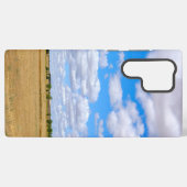Coque Samsung Galaxy Champs de blé moissonnés (Verso Horizontal)
