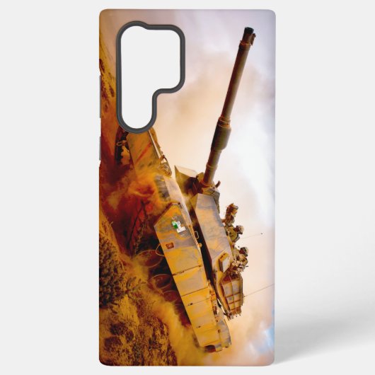 Coque Samsung Galaxy CHAR DE COMBAT – M1 Abrams (Verso)