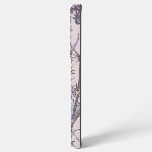 Coque Samsung Galaxy Chardon bleu (Côté gauche)