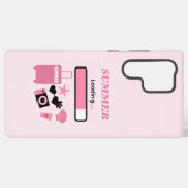 Coque Samsung Galaxy Chargement d'été Rose (Verso Horizontal)