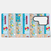 Coque Samsung Galaxy Charlie Brown & Sally À La Plage (Verso Horizontal)